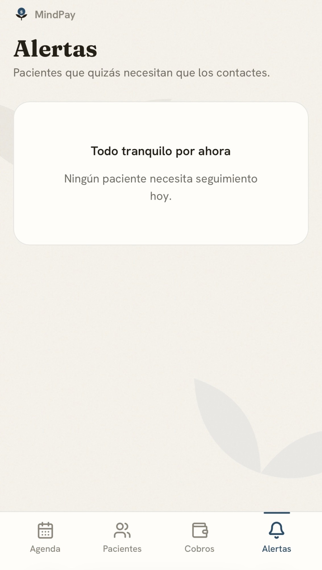 Avisos cuando alguien no vuelve