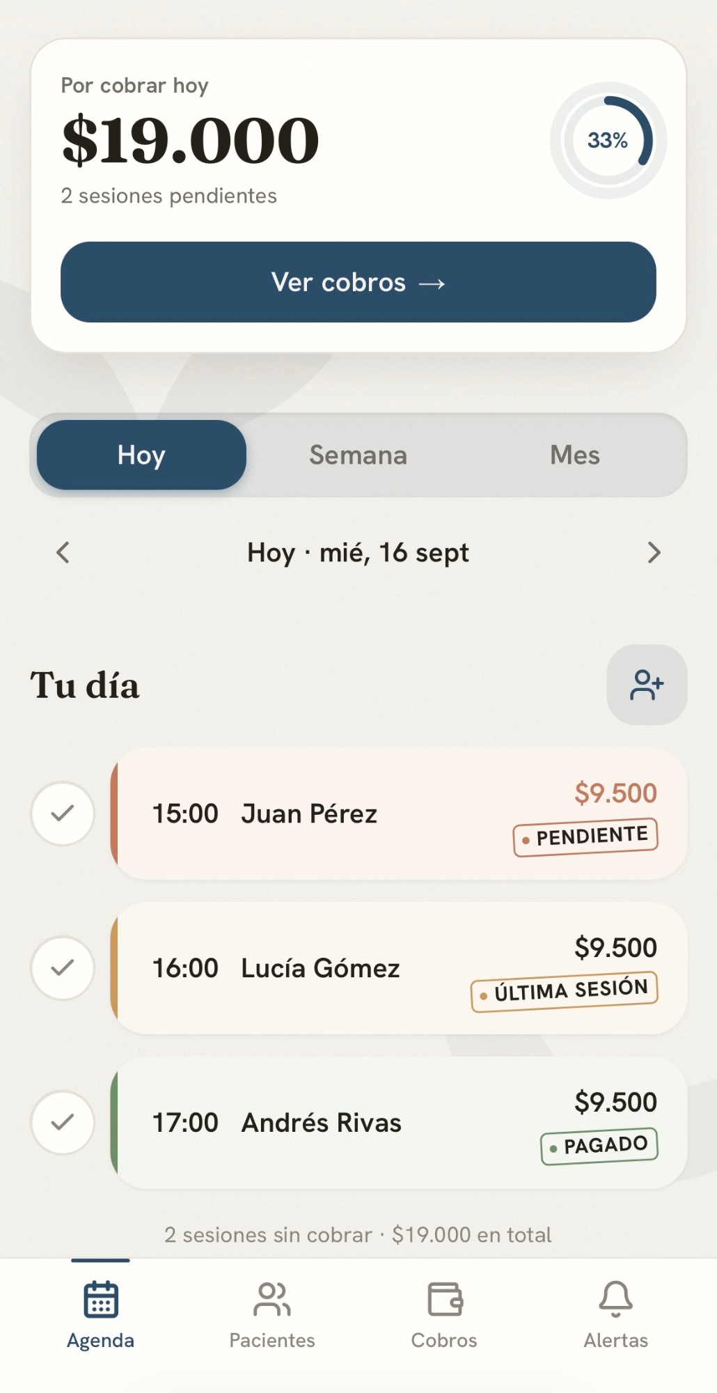 Tu día, con quién pagó y quién debe